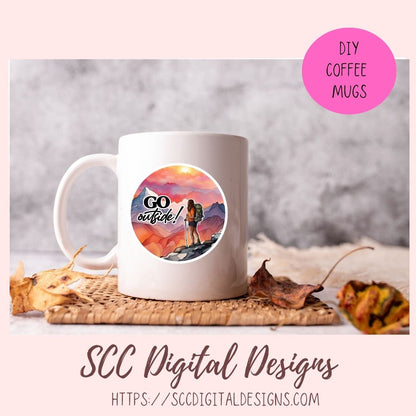 High on Life Digital & Printable Sticker Set for Digital Planners, Journals & Scrapbooking,  DIY Gift for Mom, Instant Download Ccommercial Use Art