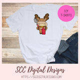 Moose PNG, Moose Backyard Barbeque Clipart, Whimsical Wildlife Scrapbook Elements, Woodland Animals Clip Art, Sublimation Digital Stickers