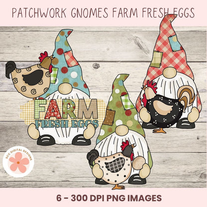 Chicken Gnome Clipart