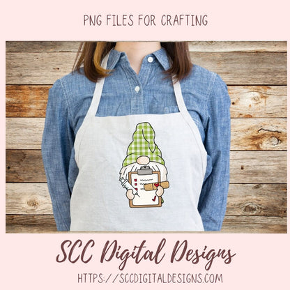 Get Well Soon Clip Art, Medical Chart, Xray, Coffee Cup Clipart, Cute Pudgy Gnome PNG for Stickers for #1 Nurse, DIY Doctor Thank You Cards