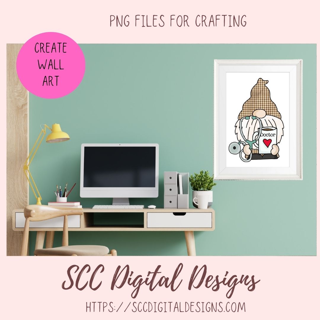 Get Well Soon Clip Art, Medical Chart, Xray, Coffee Cup Clipart, Cute Pudgy Gnome PNG for Stickers for #1 Nurse, DIY Doctor Thank You Cards