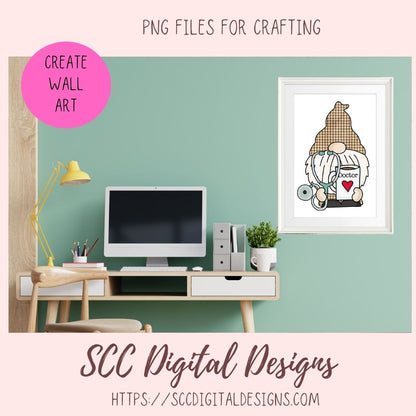 Get Well Soon Clip Art, Medical Chart, Xray, Coffee Cup Clipart, Cute Pudgy Gnome PNG for Stickers for #1 Nurse, DIY Doctor Thank You Cards