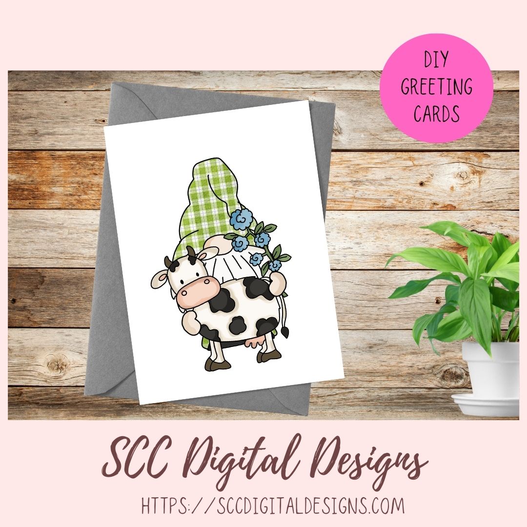 Farm Animals Gnome Clipart, Horse Sheep Chicken Duck Cow PNGs for Kids Stickers or TShirts, Whimsical Animal Lover Farmhouse Home Decor