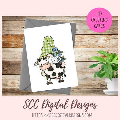 Farm Animals Gnome Clipart, Horse Sheep Chicken Duck Cow PNGs for Kids Stickers or TShirts, Whimsical Animal Lover Farmhouse Home Decor
