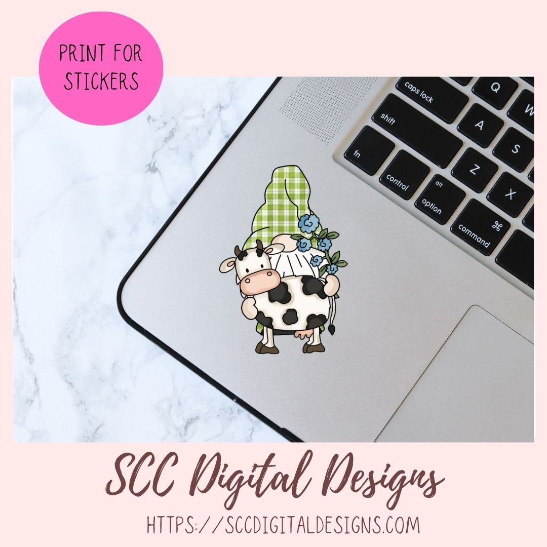 Farm Animals Gnome Clipart, Horse Sheep Chicken Duck Cow PNGs for Kids Stickers or TShirts, Whimsical Animal Lover Farmhouse Home Decor