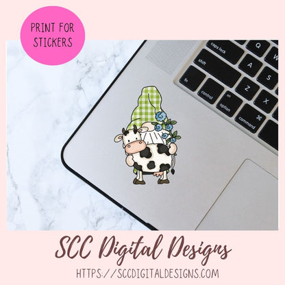 Farm Animals Gnome Clipart, Horse Sheep Chicken Duck Cow PNGs for Kids Stickers or TShirts, Whimsical Animal Lover Farmhouse Home Decor