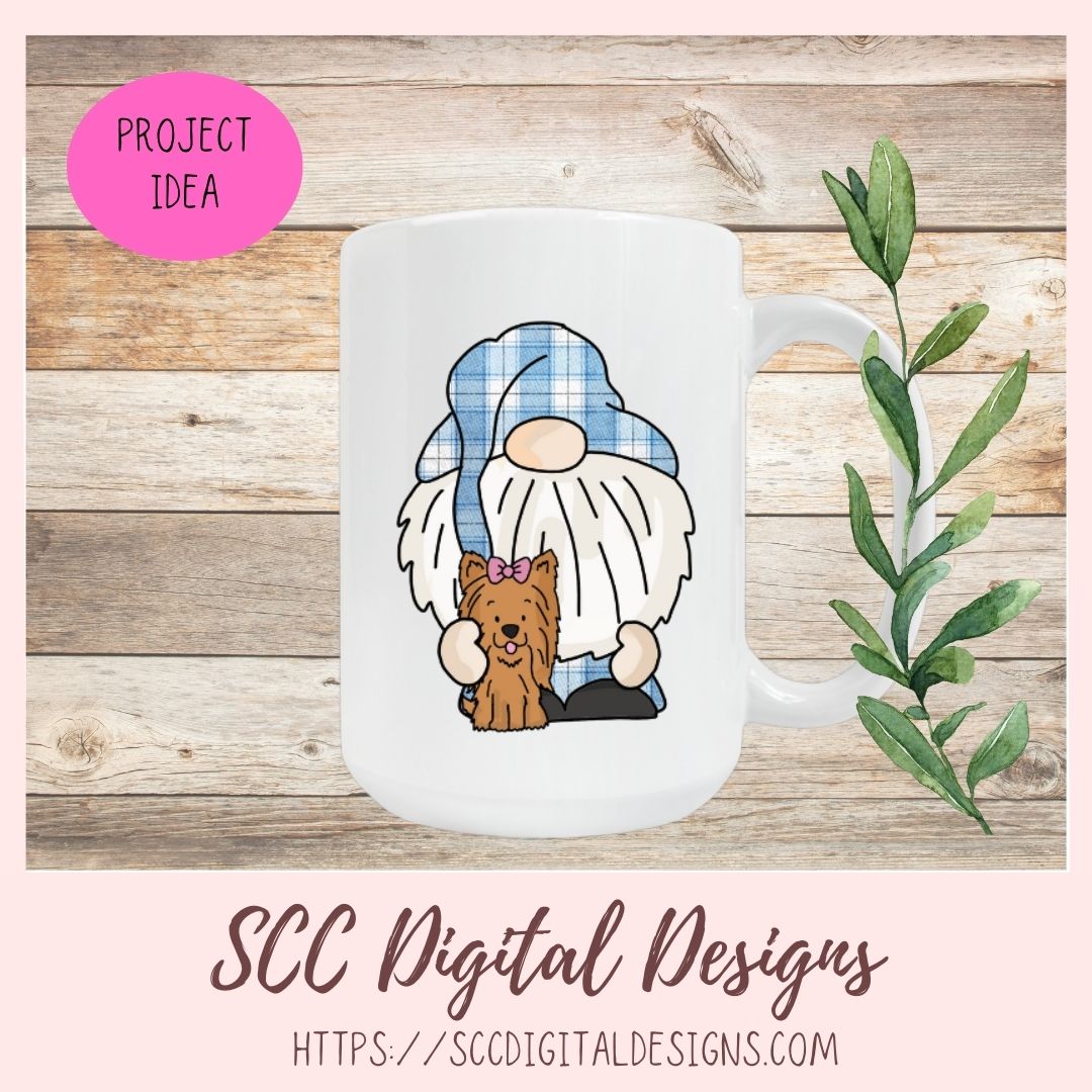 Whimsical Dog Gnome Clipart Set
6 designs in 300 dpi png format