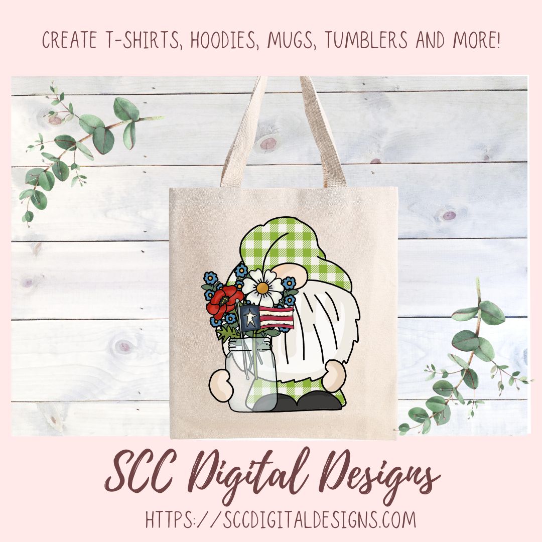 Pudgy Gnomes Love Prim Flowers Clipart 6 - 300 dpi png images