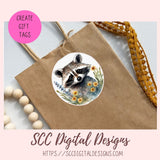 Whimsical Racoon PNG 8 designs in 300 dpi png format