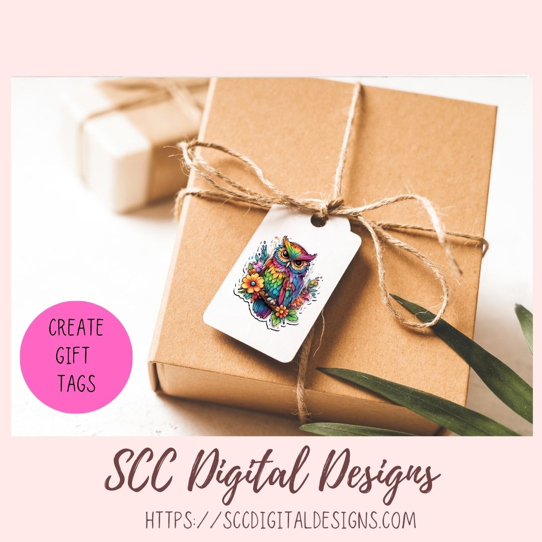 Cute Owl Clipart, Pre-Cropped PNG Images for Digital Planning, Rainbow Owls Art for Crafts and Decor, Printable Planners, Bullet Journals