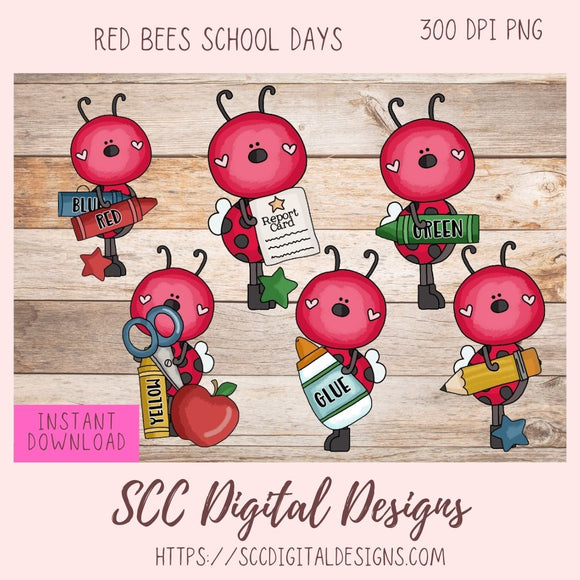 School Days Clipart  - 300 dpi png images