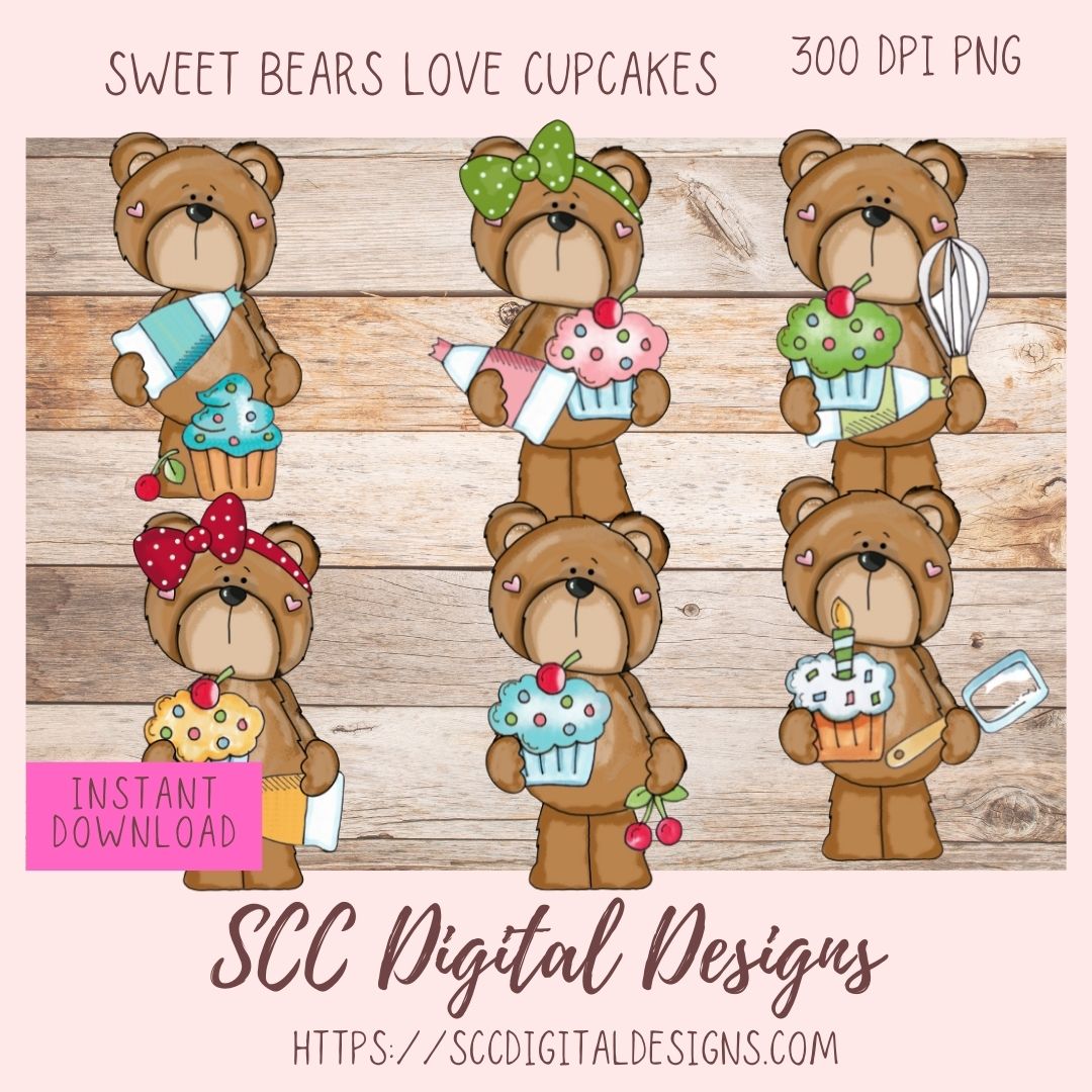 Adorable Wildlife Clipart Set for Kids 
6 - 300 dpi PNG images with transparent backgrounds