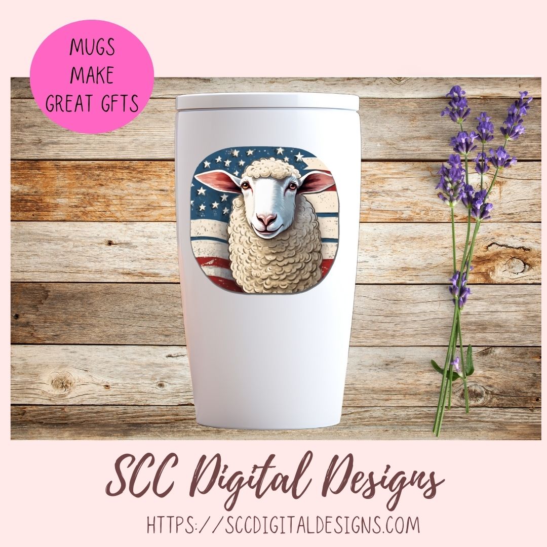 Wooly Sheep Sticker Set for Digital and Printable Planners, Journals, Notebooks, & Digital Scrapbooking, Instant Download Goodnotes Compatible Pre-Cropped PNG Images