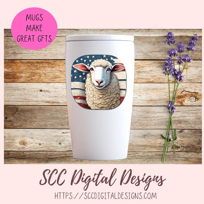 Wooly Sheep Sticker Set for Digital and Printable Planners, Journals, Notebooks, & Digital Scrapbooking, Instant Download Goodnotes Compatible Pre-Cropped PNG Images