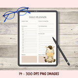 Safari Zoo Animals Clipart Set – Lion, Tiger, Monkey, Parrot, Elephant PNG for Commercial Use