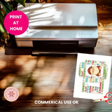 Christmas Hot Cocoa Wrapper Printable Set, DIY Chocolate Favors & Stocking Stuffers, Instant Download Holiday Gift Sleeves for Teachers & Friends, Santa Reinder & Santa Gnome