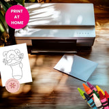 Christmas Doodle Coloring Pages for Kids, Printable Holiday Coloring Book with Santa, Elves, Snowmen & Gnomes