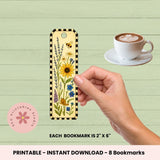 In the Garden Printable Bookmarks 