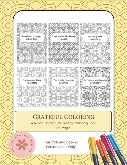 Inspirational Quote Mandala Coloring Book for Women – Printable Mandala Art with Motivational Quotes Drawings for Relaxation, Mindfulness and Personal Growth