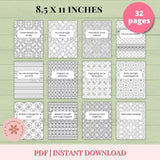 Inspirational Quote Mandala Coloring Book for Women – Printable Mandala Art with Motivational Quotes Drawings for Relaxation, Mindfulness and Personal Growth