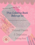 Empowering quote and mandala coloring design for women’s self-care

