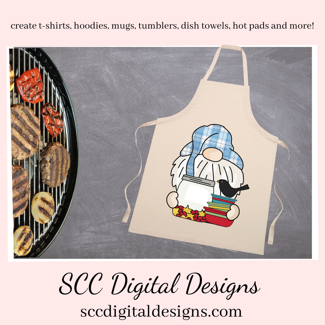 Pudgy Gnomes Love Prim Clipart - Gnome with Crows, Sheep, Salt Box Houses, Flowers, Create Primitive Wall Art, Farmhouse Decor, Prim Lover,