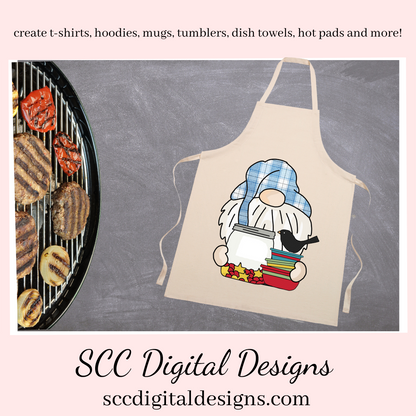 Pudgy Gnomes Love Prim Clipart - Gnome with Crows, Sheep, Salt Box Houses, Flowers, Create Primitive Wall Art, Farmhouse Decor, Prim Lover,