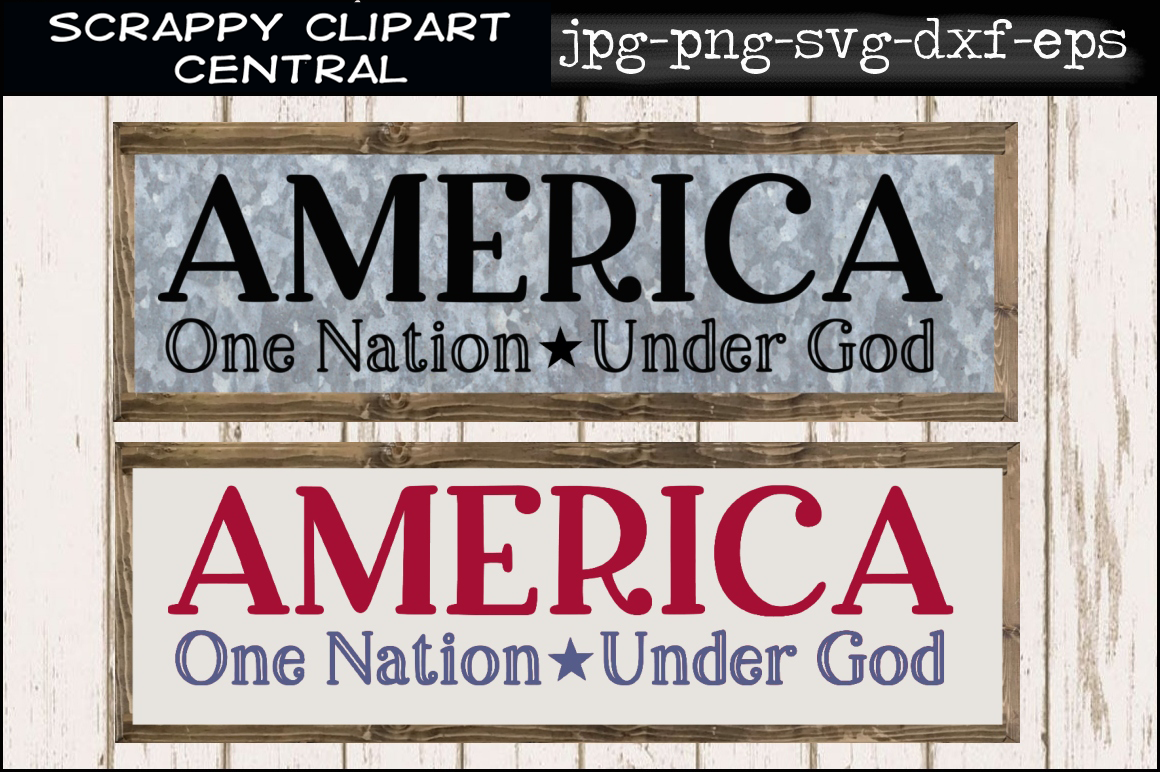 Full Color SVG patriotic font