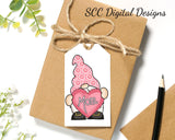 Mother's Day Gnomes Printable Tags - Instant Download - Mother's Day Gift Tag - Greeting Card for Grandma