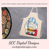 Pudgy Gnomes Barbeque Clipart, Gnome with Burgers, Hotdogs, Cerveza & Ice Cream Cone, Create BBQ Aprons, Beer Glass, Coffee Mug, or T-Shirts  Create Printables, Use in your Scrapbooking, Create T-Shirts, Hoodies, Mugs, Tumblers & More!