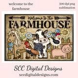 Welcome to the Farmhouse Clipart, Horse, Cow, Pig, Chicken, Sunflowers, DIY Prim Home Decor, Wall Art, Instant Download, Commercial Use, Clip Art PNG, Digi Scrap, Craft Supplies, Scrapbook Elements  Create Printables, Use in your Scrapbooking, Create T-Shirts, Hoodies, Mugs, Tumblers & More!     Our clipart files come to you as 300 dpi PNG images.