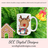 Reindeer Christmas Cocoa Clipart, Hot Chocolate Cups, Marshmallows, Santa, Create Kids T-Shirts Instant Download, Commercial Use, Clip Art PNG Set, Craft Supplies, Scrapbook Elements, Teacher Resources, Exclusive Clipart Set  Our clipart files come to you as 300 dpi PNG images.