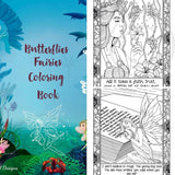 Butterfly Fairies Adult Printable Coloring Book, 16 Art Colouring Pages, Fantasy and Nature Fairy, Instant Download, Personal Use, Women's Coloring Book Gift, Winged Women  This beautiful illustrated set is the perfect activity for both adults and teens. Give your favorite fantasy lover a fairy party. 