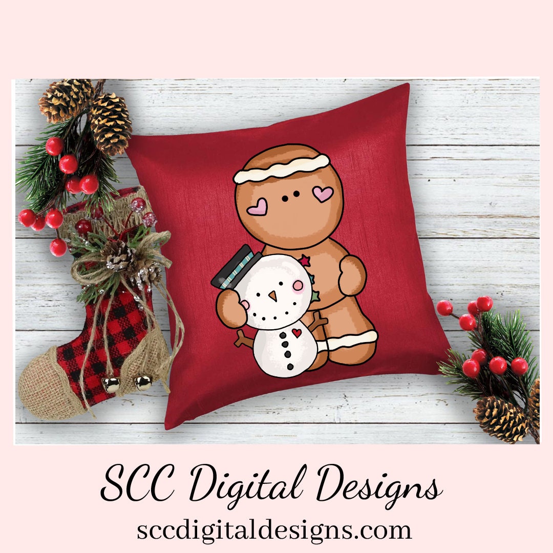 Little Ginger Loves Snowmen Clipart, Top Hat + Santa Hat Snowman, T-Shirt & Hoodie Design, Teacher Resources, Instant Download, Commercial Use, Exclusive Clip Art Set, Craft Supplies, Scrapbook Elements, Personal Use  Our clipart files come to you as 300 dpi PNG images.