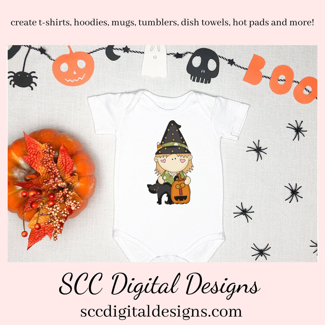 Witch Sublimation Clipart Bundle, Pumpkins, Bats, Halloween Candy, Ghosts, DIY Party Printables, T-Shirt & Hoodie Design, Teacher Resources, Instant Download, Commercial Use, Clip Art Set, Craft Supplies, Scrapbook Elements, Personal Use