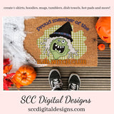 Bad Witch Club Sublimation Clipart, Proud Member of, Spooky Green Witch, DIY Home Decor, Instant Download, Commercial Use, Clip Art Set PNG, DIY Party Printables, T-Shirt & Hoodie Design, Craft Supplies, Scrapbook Elements, Personal Use, Halloween Printables
