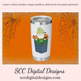 Pocket Gnomes Halloween Clipart, Spiders, Spooky Pumpkins, Candy, Ghosts, Teacher Resources, Instant Download, Commercial Use, Clip Art PNG Set, Craft Supplies, Scrapbook Elements, Exclusive Clipart Set, Blue Demin Pocket  Our clipart files come to you as 300 dpi PNG images.