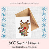 Reindeer Christmas Stockings Clipart, Xmas Gifts, Nut Cracker, Holiday Cookies, Teacher Resources, Instant Download, Commercial Use, Clip Art PNG Set, Craft Supplies, Scrapbook Elements, Exclusive Clipart Set  Our clipart files come to you as 300 dpi PNG images.   