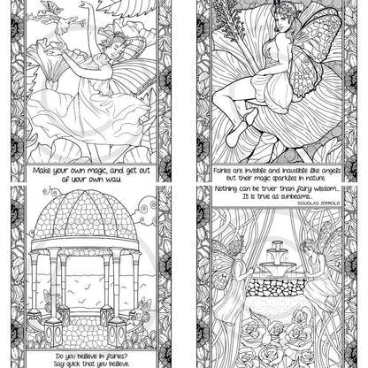 Butterfly Fairies Adult Printable Coloring Book, 16 Art Colouring Pages, Fantasy and Nature Fairy, Instant Download, Personal Use, Women's Coloring Book Gift, Winged Women  This beautiful illustrated set is the perfect activity for both adults and teens. Give your favorite fantasy lover a fairy party. 