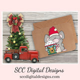 Christmas Mouse Loves Cocoa Clipart, Hot Chocolate Mugs, T-Shirt & Hoodie Design, Teacher Resources, Instant Download, Commercial Use, Exclusive Clip Art Set, Craft Supplies, Scrapbook Elements, Personal Use  Our clipart files come to you as 300 dpi PNG images.   
