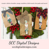 Tall Gnomes Christmas Coffee Clipart, Holiday Mugs, Reindeer, Snowman, DIY Xmas Printables, T-Shirt & Hoodie Design, Teacher Resources, Instant Download, Commercial Use, Exclusive Clip Art Set, Craft Supplies, Scrapbook Elements, Personal Use