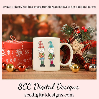 Tall Gnomes Christmas Cookies Clipart, Gingerbread, Holiday Tree, Candy, Chocolate Chip, DIY Xmas Printables, T-Shirt & Hoodie Design, Teacher Resources, Instant Download, Commercial Use, Exclusive Clip Art Set, Craft Supplies, Scrapbook Elements, Personal Use
