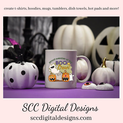 Boo Crew Sublimation Clipart, Proud Member of, Ghosts, Pumpkins, RIP Headstone, DIY Home Decor, Instant Download, Commercial Use, Clip Art Set PNG, DIY Party Printables, T-Shirt & Hoodie Design, Craft Supplies, Scrapbook Elements, Personal Use, Halloween Printables