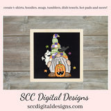 Ghosty Gnome Clipart, Pastel Colors, Ghost, Pumpkin, Bat, DIY T-Shirts, Mugs, Welcome Mats, Instant Download, Commercial Use, Clip Art Set PNG, DIY Party Printables, T-Shirt & Hoodie Design, Craft Supplies, Scrapbook Elements, Personal Use  Our clipart files come to you as 300 dpi PNG images.