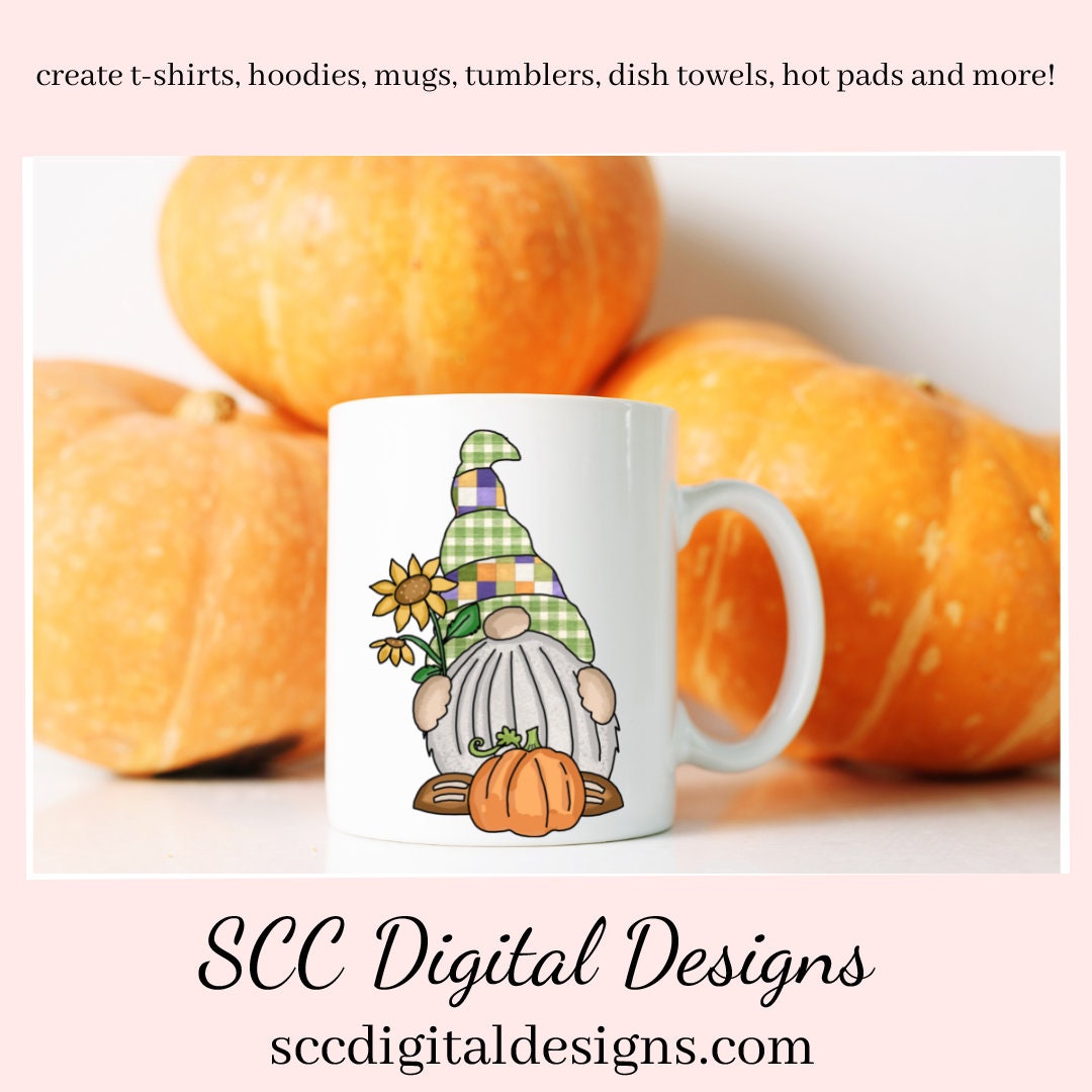 Thanksgiving Gnomes Clipart, Turkey, Pumpkin, Sunflower, DIY Holiday Home Décor & Printables, Instant Download, Commercial Use, Clip Art PNG Set, T-Shirt & Hoodie Design, Craft Supplies, Scrapbook Elements, Personal Use  Our clipart files come to you as 300 dpi PNG images.
