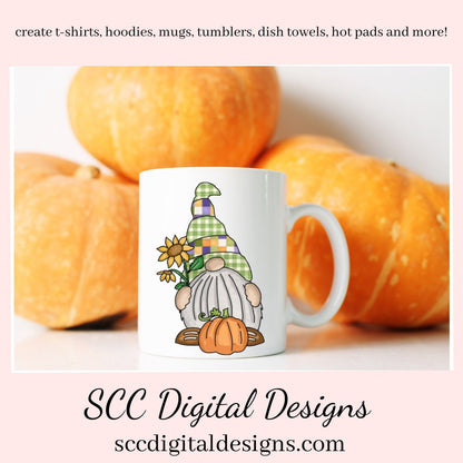 Thanksgiving Gnomes Clipart, Turkey, Pumpkin, Sunflower, DIY Holiday Home Décor & Printables, Instant Download, Commercial Use, Clip Art PNG Set, T-Shirt & Hoodie Design, Craft Supplies, Scrapbook Elements, Personal Use  Our clipart files come to you as 300 dpi PNG images.