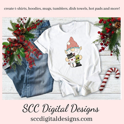 Gnome Elf Loves Winter Clipart, Black Top Hat Snowman, Santa Hat Snowmen, Create Holiday Printables, Instant Download, Commercial Use, Exclusive Clip Art PNG Set, T-Shirt & Hoodie Design, Craft Supplies, Scrapbook Elements, Personal Use  Our clipart files come to you as 300 dpi PNG images.