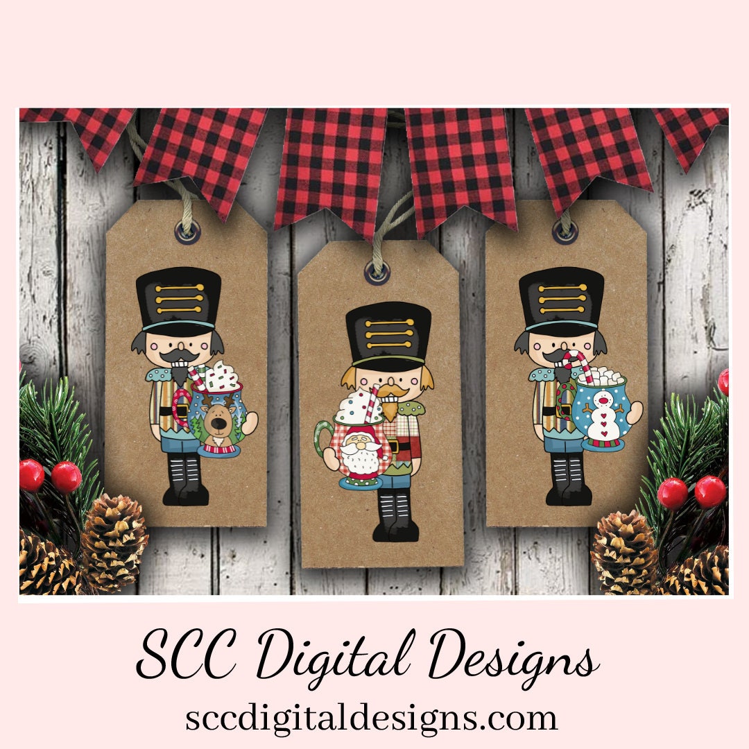 Little Nutcracker Loves Cocoa Clipart, Hot Chocolate Mugs, Create Christmas Decor, Create Holiday Printables, Instant Download, Commercial Use, Clip Art PNG Set, T-Shirt & Hoodie Design, Craft Supplies, Scrapbook Elements, Personal Use  Our clipart files come to you as 300 dpi PNG images.