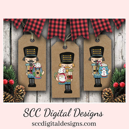 Little Nutcracker Loves Cocoa Clipart, Hot Chocolate Mugs, Create Christmas Decor, Create Holiday Printables, Instant Download, Commercial Use, Clip Art PNG Set, T-Shirt & Hoodie Design, Craft Supplies, Scrapbook Elements, Personal Use  Our clipart files come to you as 300 dpi PNG images.