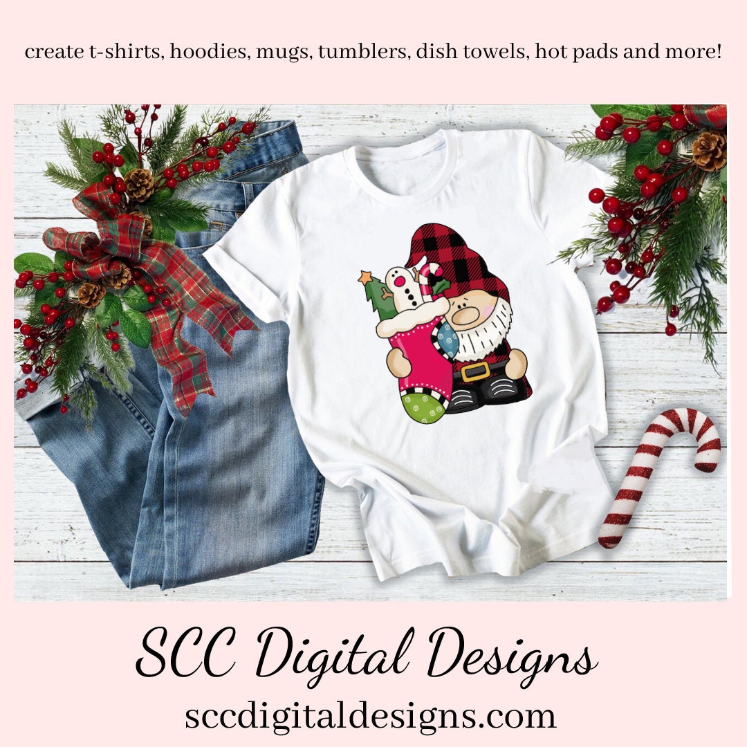 Whimsical Gnome Christmas Stocking Exclusive Clipart, Santa, Gingerbread, Mouse, Bear, Candy, Scrapbook Elements, Instant Download, Commercial Use, Clip Art PNG Set, T-Shirt & Hoodie Design, Craft Supplies, Scrapbook Elements, Personal Use  Our clipart files come to you as 300 dpi PNG images.
